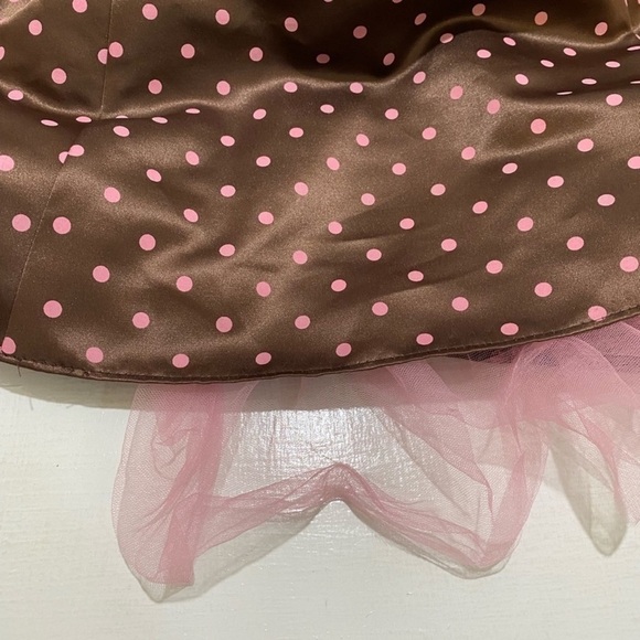 Gunne Sax Jessica McLintock Vintage Strapless Dress Polka Dot - Picture 7 of 8